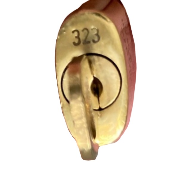 #323 Louis Vuitton Gold Lock & Key - Picture 2 of 3